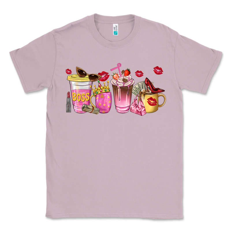 Boss Lady Coffee Cups Classic Tee by NancyCooperArtShop | Teevron