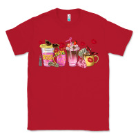 Red boss lady coffee cups Classic Tee - NancyCooperArtShop