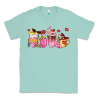 Seafoam boss lady coffee cups Classic Tee - NancyCooperArtShop