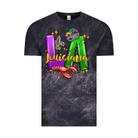 Cloud Black louisiana mardi gras Vintage Tee - MaliasSmallBusiness