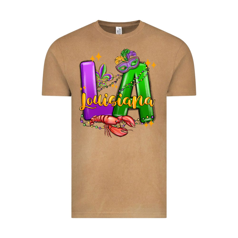 Louisiana Mardi Gras Vintage Tee by MaliasSmallBusiness | Teevron