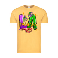 Vintage Mustard louisiana mardi gras Vintage Tee - MaliasSmallBusiness