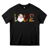 Black love santa Heavy Core Tee - JahusDesignShop