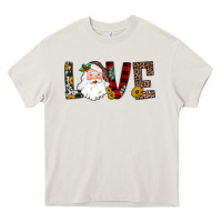 Cream love santa Heavy Core Tee - JahusDesignShop