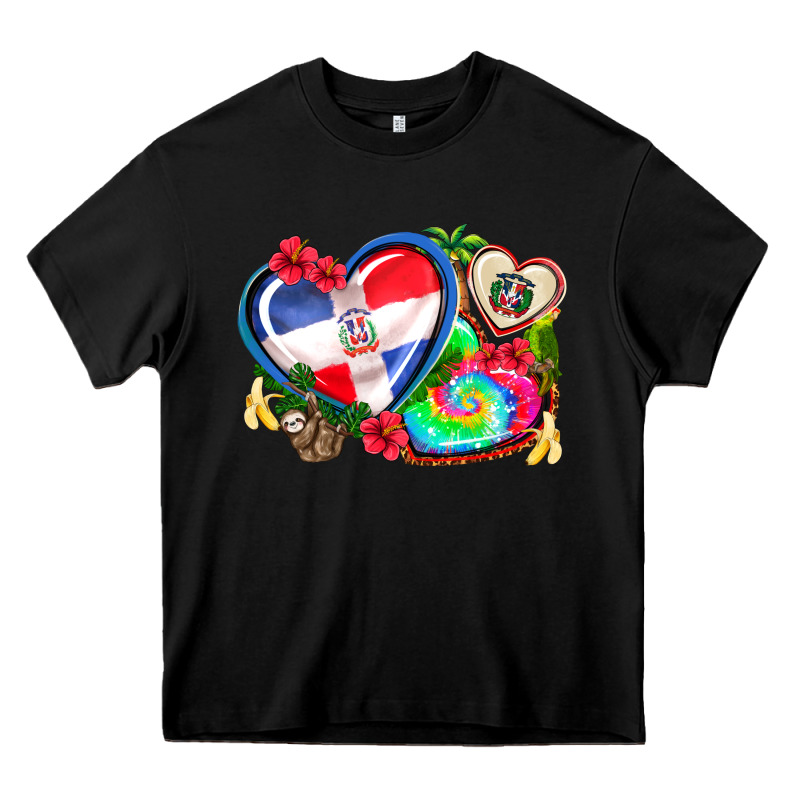 Western Leopard  Dominican Republic  Hearts Heavy Core Tee by AdoDesignShop | Teevron