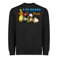 Black 6 th grade dude Heavyweight Sweatshirt - BundleAndBundleShop