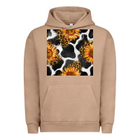 Pigment Burro cowhide leopard sunflower seamless pattern Urban Hoodie - BundleAndBundleShop