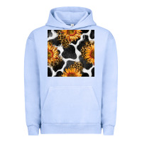 Pigment Grape Ice cowhide leopard sunflower seamless pattern Urban Hoodie - BundleAndBundleShop