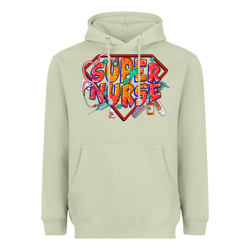 Super Nurse Heavyweight Hoodie by CowGirlArtShop | Teevron