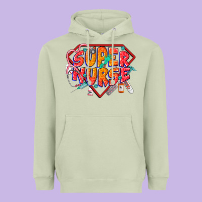 Super Nurse Heavyweight Hoodie Designed By Cowgirlartshop