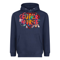 Navy super nurse Heavyweight Hoodie - CowGirlArtShop