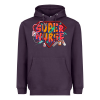 Plum super nurse Heavyweight Hoodie - CowGirlArtShop