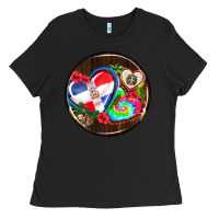 Black dominican republic coasters Ladies Tee - AdoDesignShop