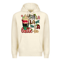 Sandshell Fa la la la latte Premium Hoodie - CowGirlArtShop