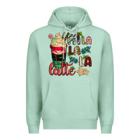 Seafoam Fa la la la latte Premium Hoodie - CowGirlArtShop