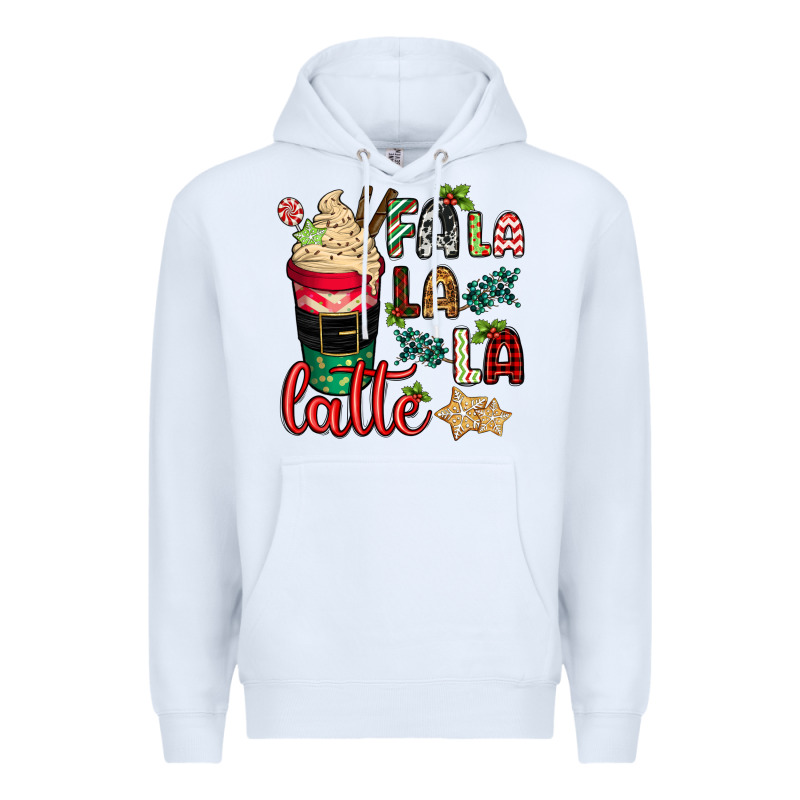 Fa La La La Latte Premium Hoodie by CowGirlArtShop | Teevron