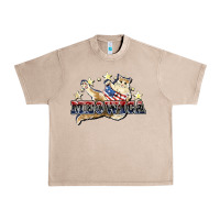 French Oak meowica cat Urban Heavy Tee - NancyCooperArtShop