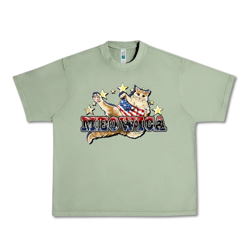 Meowica Cat Urban Heavy Tee by NancyCooperArtShop | Teevron