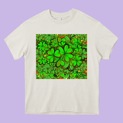 Shamrock Bomb Heavy Core Tee Designed By Adodesignshop