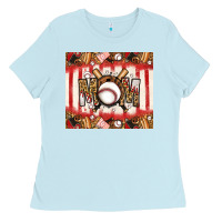 Baby Blue baseball mom Ladies Tee - Jasminsmagicworld