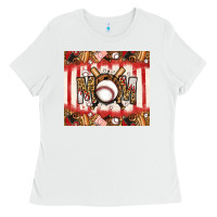 White baseball mom Ladies Tee - Jasminsmagicworld