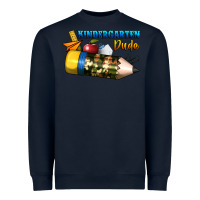 Navy kindergarten dude Heavyweight Sweatshirt - BundleAndBundleShop