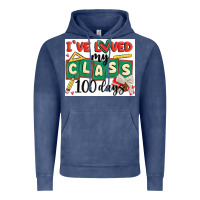 Vintage Denim i've loved my class 100 days Vintage Hoodie - MaliasSmallBusiness
