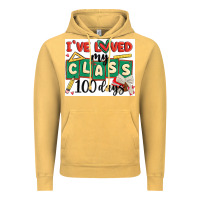 Vintage Mustard i've loved my class 100 days Vintage Hoodie - MaliasSmallBusiness