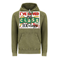 Vintage Olive i've loved my class 100 days Vintage Hoodie - MaliasSmallBusiness