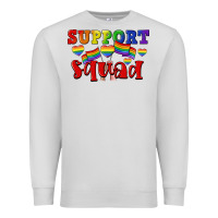 Dove Grey Support squad pride Premium Sweatshirt - CowGirlArtShop