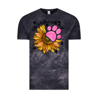 Cloud Black life is better with dogs Vintage Tee - NancyCooperArtShop