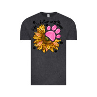 Vintage Black life is better with dogs Vintage Tee - NancyCooperArtShop