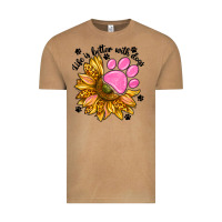 Vintage Camel life is better with dogs Vintage Tee - NancyCooperArtShop