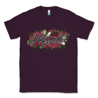 Plum blessed Classic Tee - NancyCooperArtShop