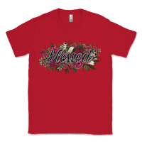 Red blessed Classic Tee - NancyCooperArtShop