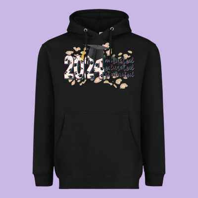 2024 Motivated Educated Graduated Heavyweight Hoodie Designed By Cowgirlartshop