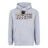 Heather Grey 2024 motivated educated graduated Heavyweight Hoodie - CowGirlArtShop
