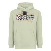 Matcha 2024 motivated educated graduated Heavyweight Hoodie - CowGirlArtShop