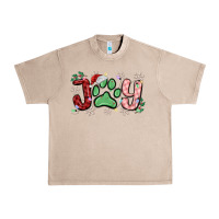 French Oak joy with dog paw Urban Heavy Tee - MaliasSmallBusiness