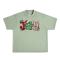 Oil Green joy with dog paw Urban Heavy Tee - MaliasSmallBusiness
