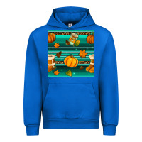 Cobalt autumn seamless pattern Urban Hoodie - BundleAndBundleShop