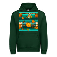 Forest Green autumn seamless pattern Urban Hoodie - BundleAndBundleShop