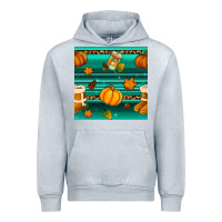 Heather Grey autumn seamless pattern Urban Hoodie - BundleAndBundleShop