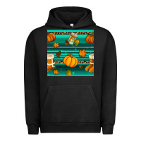 Pigment Black autumn seamless pattern Urban Hoodie - BundleAndBundleShop