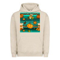 Pigment French Oak autumn seamless pattern Urban Hoodie - BundleAndBundleShop