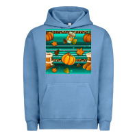 Pigment Pebble Blue autumn seamless pattern Urban Hoodie - BundleAndBundleShop
