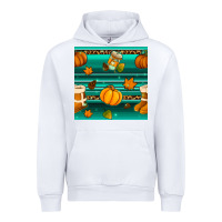 White autumn seamless pattern Urban Hoodie - BundleAndBundleShop