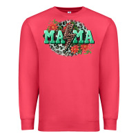 Cardinal Mama rock lightning bolt Mother's Day Premium Sweatshirt - CowGirlArtShop