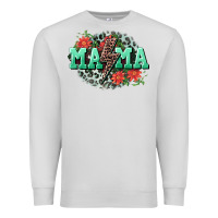 Dove Grey Mama rock lightning bolt Mother's Day Premium Sweatshirt - CowGirlArtShop