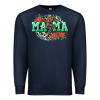 Navy Mama rock lightning bolt Mother's Day Premium Sweatshirt - CowGirlArtShop